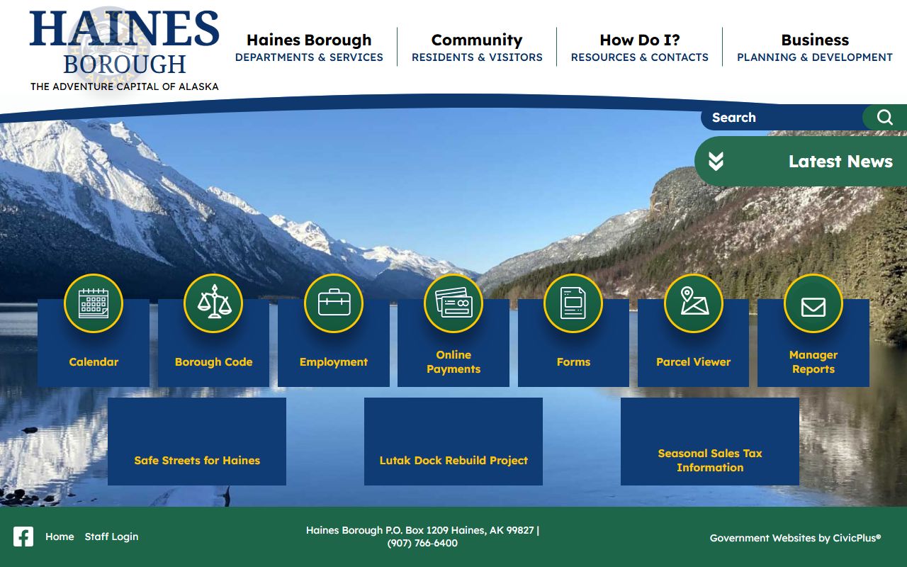 Haines Borough official resources for marriage license