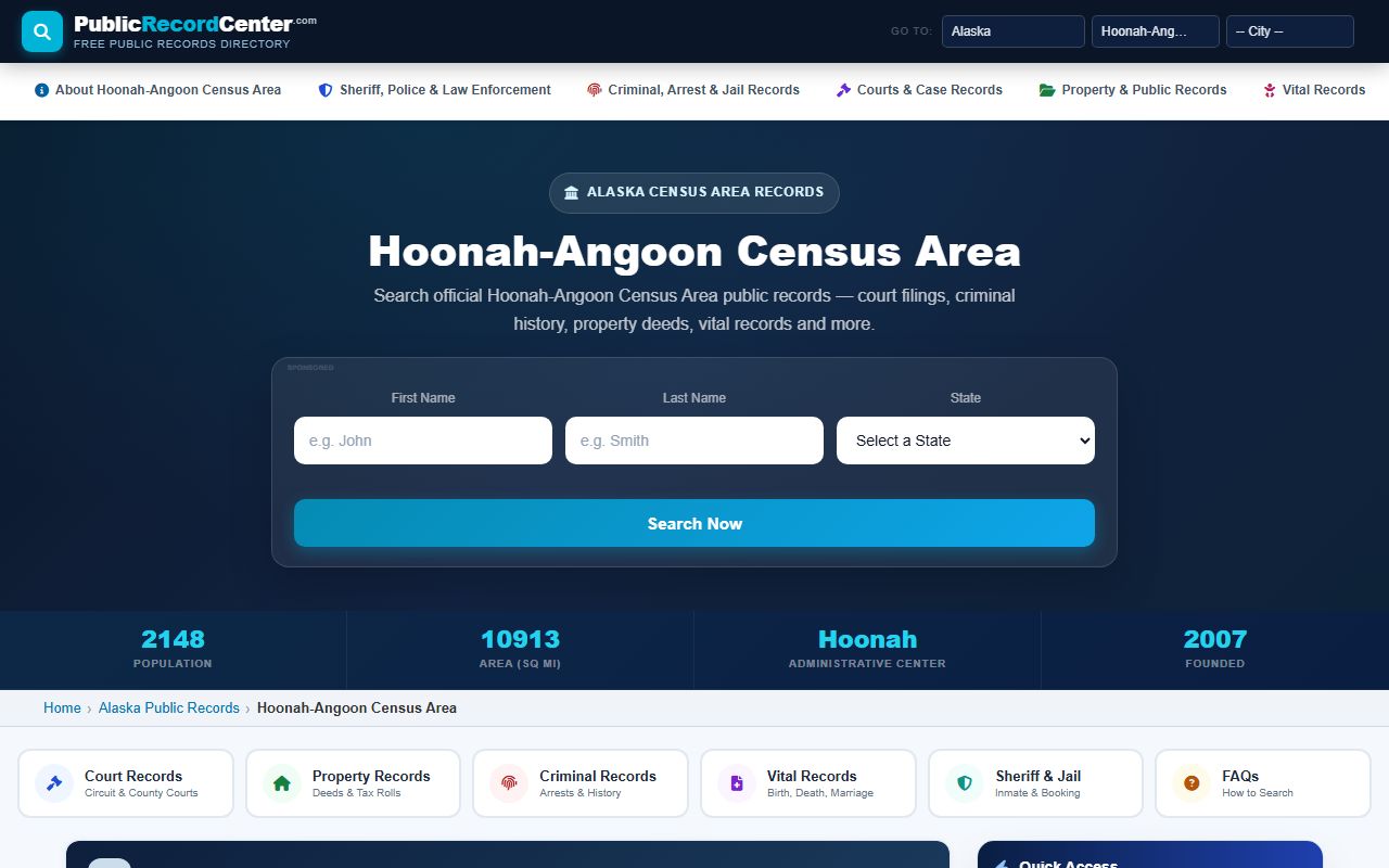 Hoonah-Angoon Census Area marriage license records