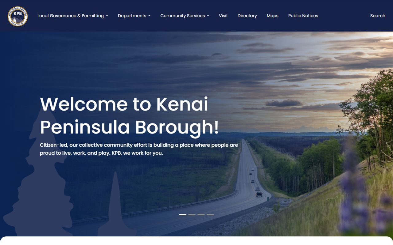 Kenai Peninsula Borough official website marriage license records