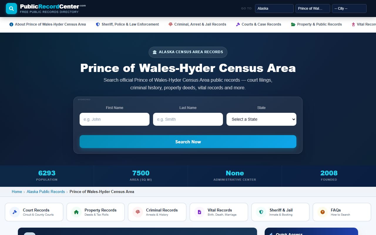 Prince of Wales-Hyder Census Area marriage license records
