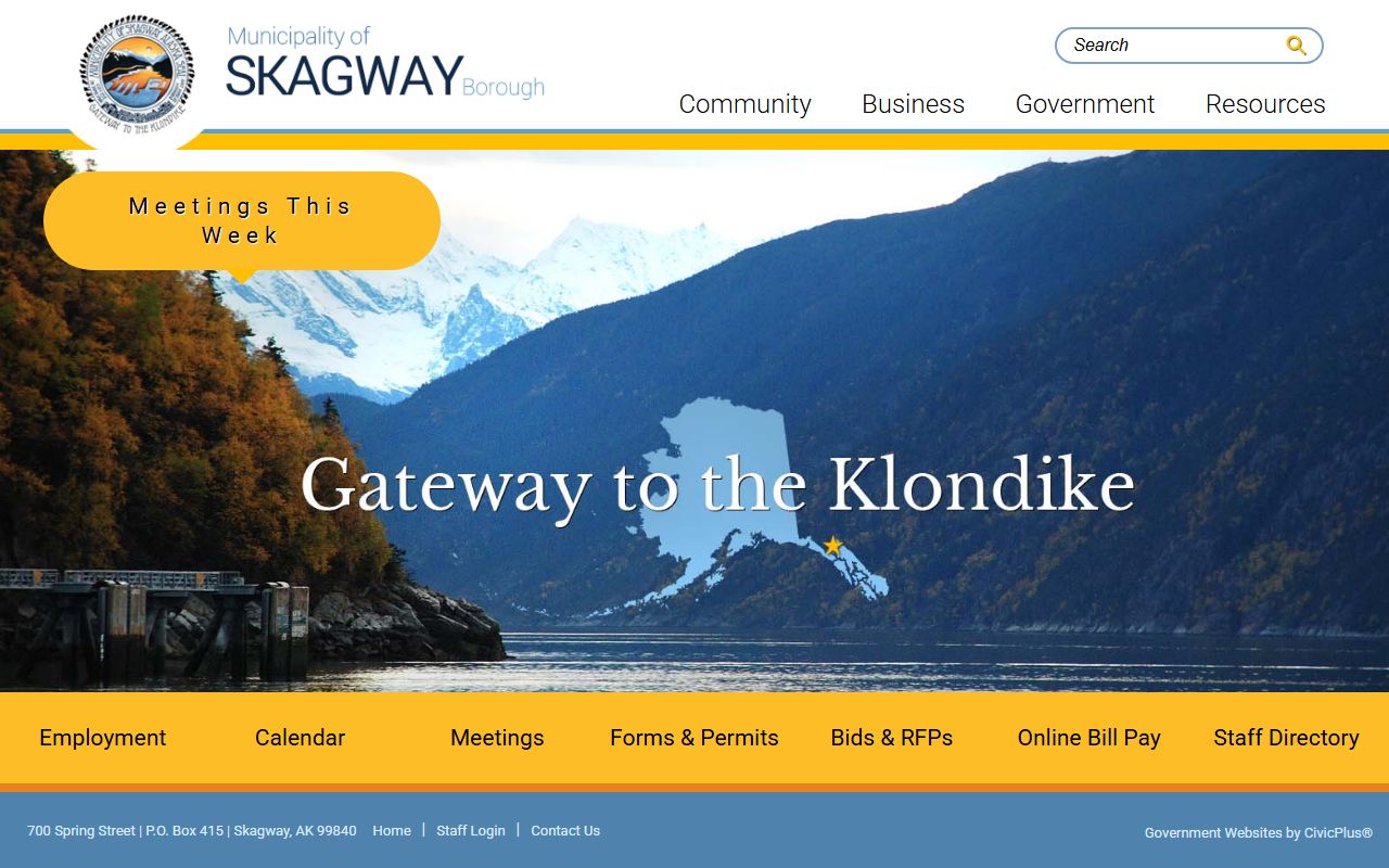 Skagway Municipality official resources for marriage license